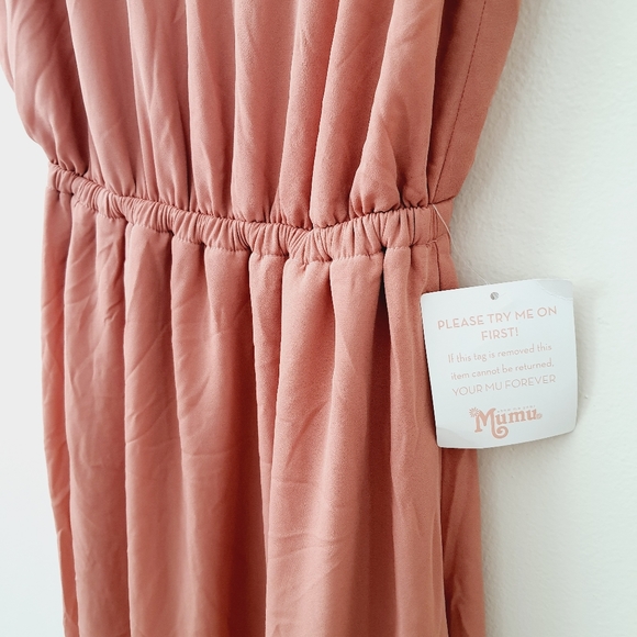 🌿 Show Me Your MuMu Kendall Maxi Dress Rustic Mauve - Picture 6 of 11